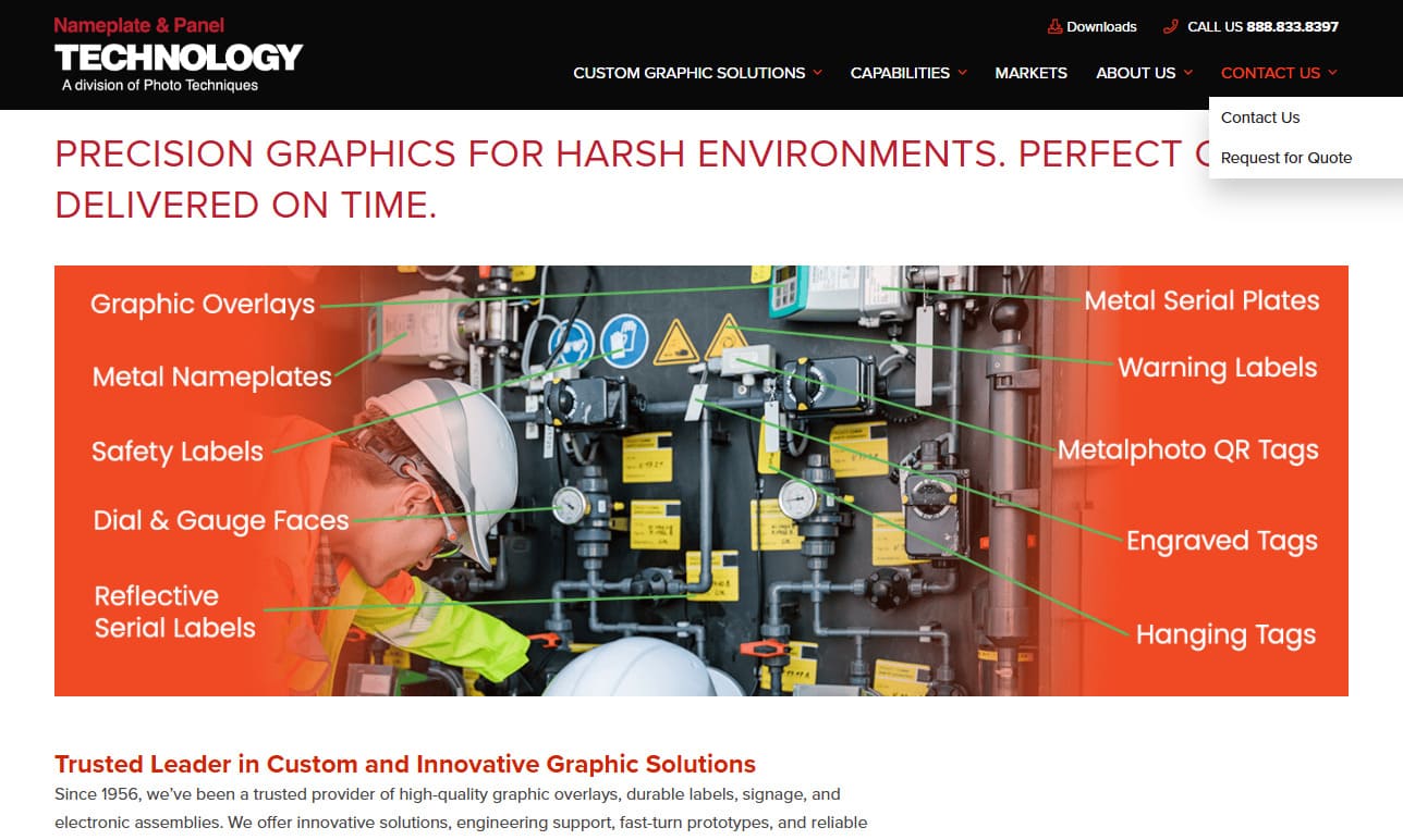 Nameplate & Panel Technology